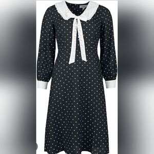 Timeless London Polka Dot Lace Collar Size 16
